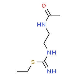Carbamimidothioic acid,[2-(acetylamino)ethyl]-,ethyl ester (9CI) Structure