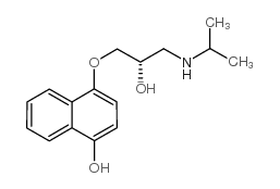 (S)-4-Hydroxy Propranolol结构式