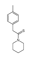 Piperidine,1-[2-(4-methylphenyl)-1-thioxoethyl]- (9CI)结构式