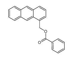 Benzoesaeure(anthr-1-ylmethylester) Structure