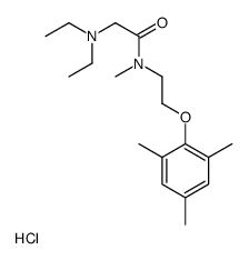 2-(diethylamino)-N-methyl-N-[2-(2,4,6-trimethylphenoxy)ethyl]acetamide,hydrochloride Structure