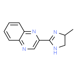 Quinoxaline, 2-(4,5-dihydro-4-methyl-1H-imidazol-2-yl)- (9CI)结构式