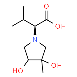 1-Pyrrolidineacetic acid, 3,4-dihydroxy-3-methyl-alpha-(1-methylethyl)-, (alphaS)- (9CI) picture