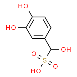 Benzenemethanesulfonic acid, alpha,3,4-trihydroxy- (9CI)结构式