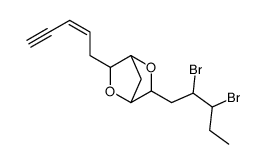 3-(2,3-Dibromopentyl)-6-(2-penten-4-ynyl)-2,5-dioxabicyclo[2.2.1]heptane Structure