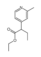 ethyl 2-(2-methylpyridin-4-yl)butanoate结构式
