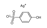 4-hydroxy-benzenesulfonic acid, silver (I)-compound结构式