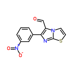 6-(3-NITROPHENYL)IMIDAZO[2,1-B]THIAZOLE-5-CARBOXALDEHYDE structure