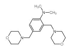N,N-dimethyl-2,4-bis(morpholin-4-ylmethyl)aniline结构式