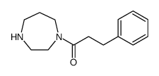 1-Propanone, 1-(hexahydro-1H-1,4-diazepin-1-yl)-3-phenyl结构式