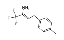 2-Buten-2-amine,1,1,1-trifluoro-4-(4-methylphenyl)-,(2Z)-(9CI)结构式