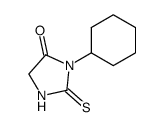 3-cyclohexyl-2-thiohydantoin Structure