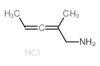 2-methylpenta-2,3-dien-1-amine structure