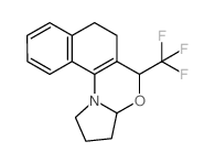 1,2,3,3a,6,7-hexahydro-5-(trifluoromethyl)-5H-naphtho<1,2-d>pyrrolo<2,1-b><1,3>oxazine结构式