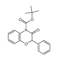 tert-butyl 3-oxo-2-phenyl-3,4-dihydro-2H-1,4-benzoxazine-4-carboxylate Structure