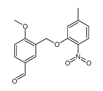 4-METHOXY-3-(5-METHYL-2-NITRO-PHENOXYMETHYL)-BENZALDEHYDE picture