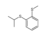 o-(Isopropylthio)-phenyl methyl sulphide Structure