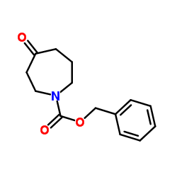 N-CBZ-4-氮杂卓酮结构式