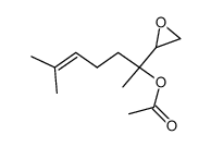 1,2-epoxylinalyl acetate结构式