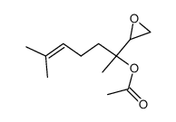 1,2-epoxylinalyl acetate Structure