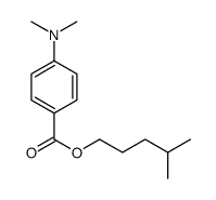 4-methylpentyl 4-(dimethylamino)benzoate structure