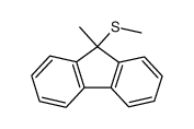 9-methyl-9-(methylthio)fluorene结构式