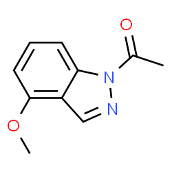 1H-Indazole,1-acetyl-4-methoxy- (9CI) structure