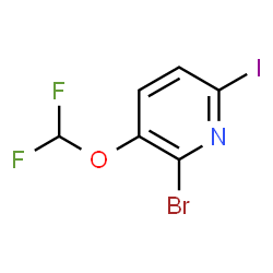 2-BROMO-3-DIFLUOROMETHOXY-6-IODOPYRIDINE picture