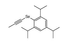 1,3,5-triisopropyl-2-(prop-1-ynylselanyl)-benzene Structure