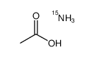 acetic acid,azane Structure