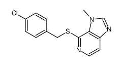 4-[(4-chlorophenyl)methylsulfanyl]-3-methylimidazo[4,5-c]pyridine Structure