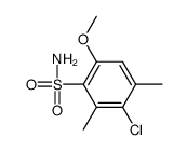 3-chloro-6-methoxy-2,4-dimethylbenzenesulfonamide Structure