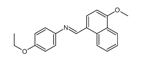 N-(4-ethoxyphenyl)-1-(4-methoxynaphthalen-1-yl)methanimine Structure