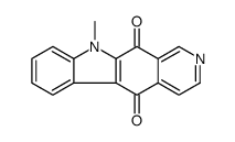 10-methylpyrido[3,4-b]carbazole-5,11-dione Structure