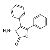 3-amino-4,5-diphenyl-1,3-oxazol-2-one结构式