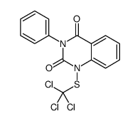 3-phenyl-1-(trichloromethylsulfanyl)quinazoline-2,4-dione Structure