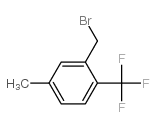 5-METHYL-2-(TRIFLUOROMETHYL)BENZYL BROMIDE Structure