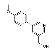 [5-(4-methoxyphenyl)pyridin-3-yl]methanol结构式