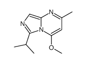 4-methoxy-2-methyl-6-propan-2-ylimidazo[1,5-a]pyrimidine Structure