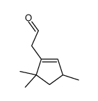 2-(3,5,5-trimethylcyclopenten-1-yl)acetaldehyde Structure