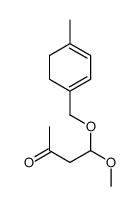 4-methoxy-4-[(4-methylcyclohexa-1,3-dien-1-yl)methoxy]butan-2-one结构式