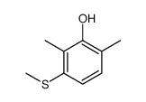 2,6-dimethyl-3-methylsulfanylphenol结构式