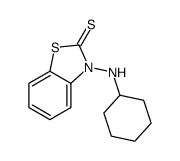 3-(cyclohexylamino)-1,3-benzothiazole-2-thione Structure