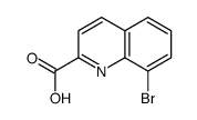 8-溴喹啉-2-羧酸结构式