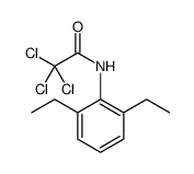 Acetamide, 2,2,2-trichloro-N-(2,6-diethylphenyl)- Structure