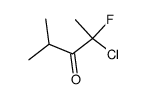 3-Pentanone,2-chloro-2-fluoro-4-methyl- structure