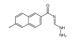 N-(hydrazinylmethylidene)-6-methylnaphthalene-2-carboxamide Structure