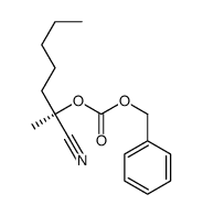 benzyl [(2R)-2-cyanoheptan-2-yl] carbonate结构式