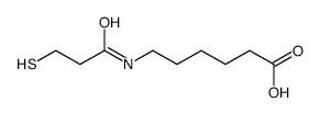 6-(3-sulfanylpropanoylamino)hexanoic acid Structure