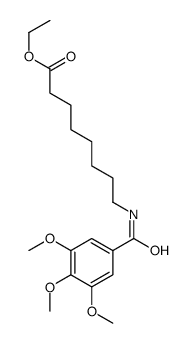 ethyl 8-[(3,4,5-trimethoxybenzoyl)amino]octanoate Structure